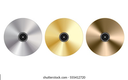 Gold, Platinum And Bronze Record Award