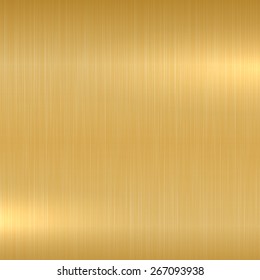 Gold polished surface. Vector background - eps10