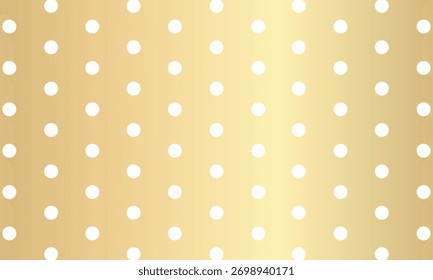 Patrón sin fisuras de lunares dorados. Elegante diseño de puntos dorados. Perfecto para envolver papel, textiles y embalaje