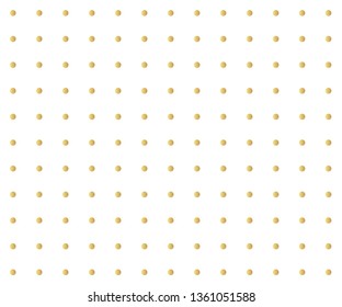 Gold polka dots pattern background - vector abstract background