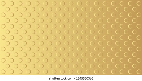 Gold polka dots pattern, colorful holiday background - vector abstract background