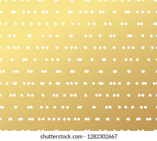 Gold polka dots pattern, colorful holiday background - vector abstract background