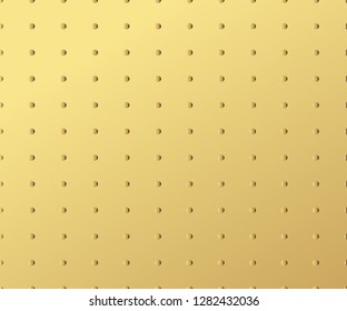 Gold polka dots pattern, colorful holiday background - vector abstract background