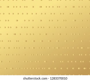 Gold polka dots pattern, colorful holiday background - vector abstract background