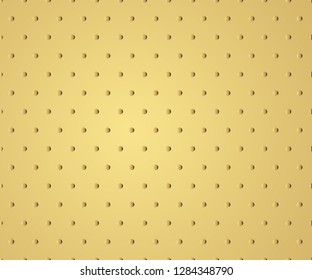 Gold polka dots pattern, colorful holiday background - vector abstract background