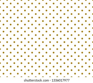 Gold polka dots pattern, colorful holiday background - vector abstract background