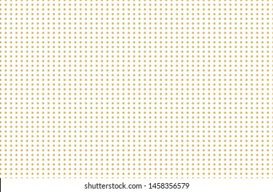 Gold polka dots pattern, colorful holiday background. Design element for background, posters, cards, wallpapers, backdrops, panels - Vector illustration