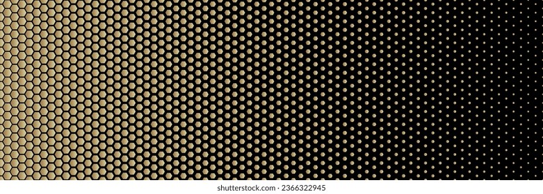 Gold halftone  dots