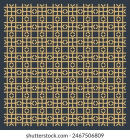 Gold polygonal background seamless pattern 
