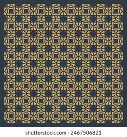 Gold polygonal background seamless pattern 
