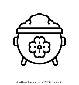 gold pot icon for your website design, logo, app, UI.