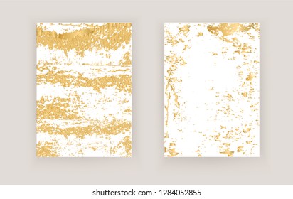 Gold powder vector background. Glitter texture for wedding, cosmetic, parfume shops