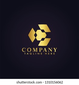 Gold Premium Logo Vector Template