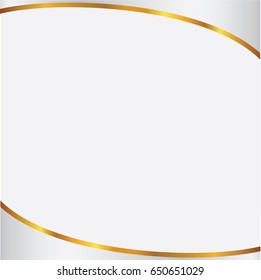 Gold premium ribbons wave texture background.
