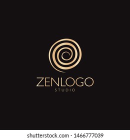 GOLD PREMIUM ROUND ZEN LOGO