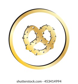 Gold Pretzel Icon