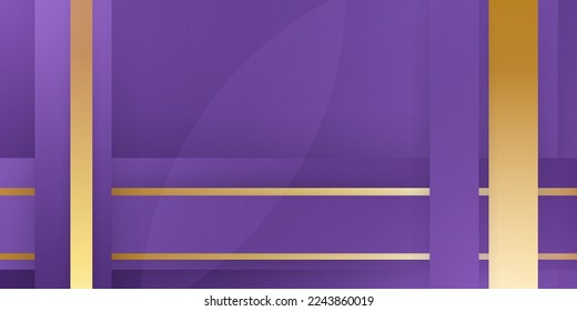 Gold Purple Rectangle Abstract Background