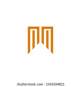 Gold pyramid logotype, icon, vector illustration