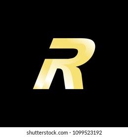 gold r icon logo