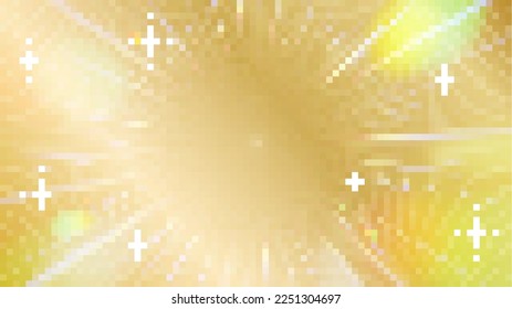 Gold radiation background. Vector data that is easy to edit.