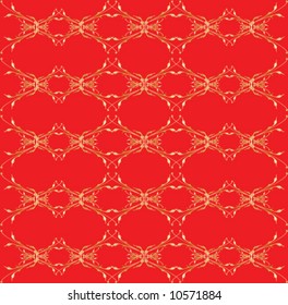 Gold Red vector pattern