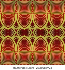 Gold red and yellow seamless textured abstract background