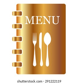 Gold Restaurant menu design