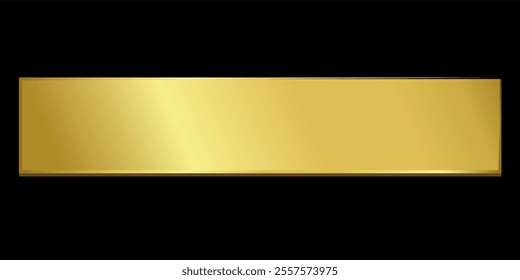 Gold Ribbon label button Elegant and Luxurious tag banner blank editable
