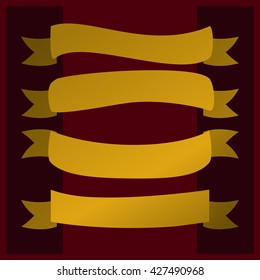 gold ribbon set