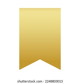 gold ribbon sticker and label
