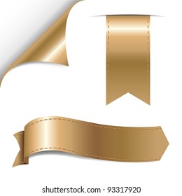 Gold Ribbons Set