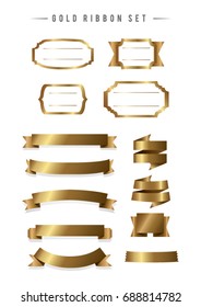 Gold ribbons Vector Set
Included in this pack beautiful Gold ribbons Vector Set different of kinds. 