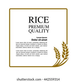 Gold Rice great quality illustration