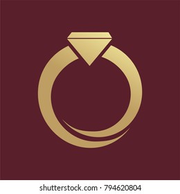 gold ring diamond stone 
