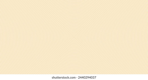 Gold rings pattern. Concentric circles minimal background design for posters or social media content. White on gold pattern.