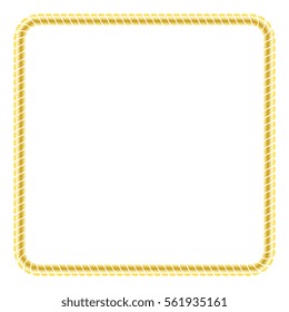 gold rope border background