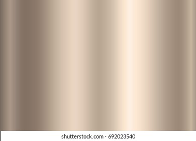 Gold rose foil texture background. Realistic golden vector elegant, shiny and metal gradient template for gold border, frame, ribbon design.
