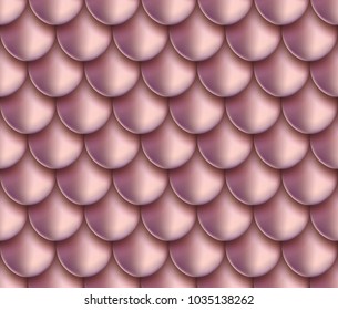 La textura de hojas de oro rosa fondo transparente. Fondo de textura brillante rosa brillante. Gradiente en escala de cola de mermaid de oro metálico brillante vectorial para bodas, invitación, diseño de tarjeta de lujo.