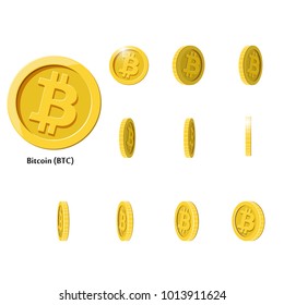 Gold Rotate Bitcoin Frames