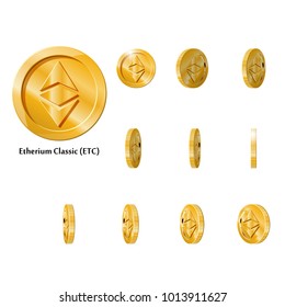 Gold Rotate Etherium Frames
