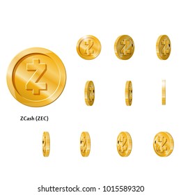 Gold Rotate zcash Frames