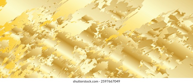 Gold rough metal gradation background and texture. for inscription sale wallpaper decoration element.poster design.