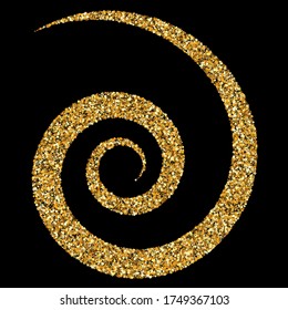 Fondo Dorado negro dorado. Diseño De Punto Luminoso. Papel tapiz del vector Golden Sparkle. Textura del glamour secuencial.
