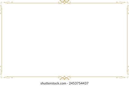 gold royal decoration frame material