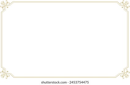 gold royal decoration frame material