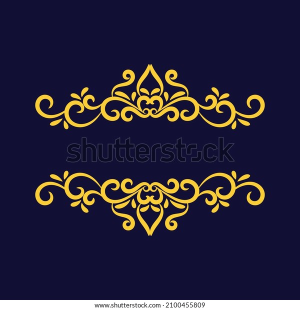 Gold Royal Frame\
Png For Invitation And\
Title