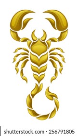 Gold scorpion