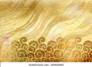 Gold Sea River Texture
