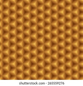 Gold seamless geometric texture. Vector background eps 10