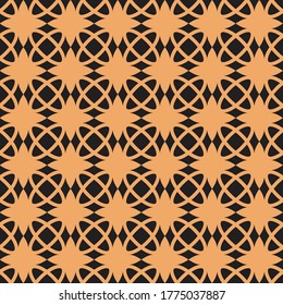 
Gold seamless geometry pattern luxury vector